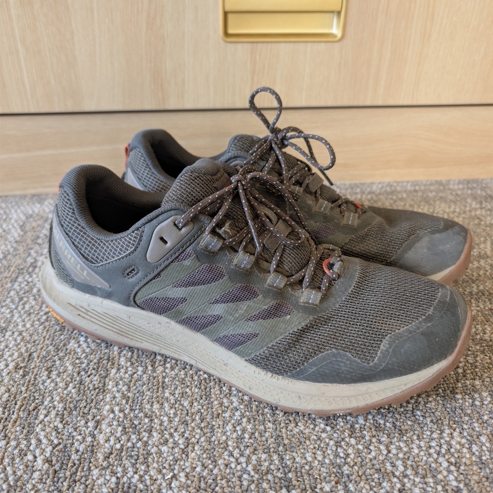 Merrell Men's Trail Shoes - Olive Green and Gray